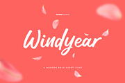 Windyear, a Script Font by khurasan (Thumbnail 1 of 5)