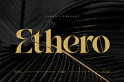 Ethero || Modern Elegant Serif Font, a Serif Font by Ermedia Studio (Thumbnail 1 of 10)