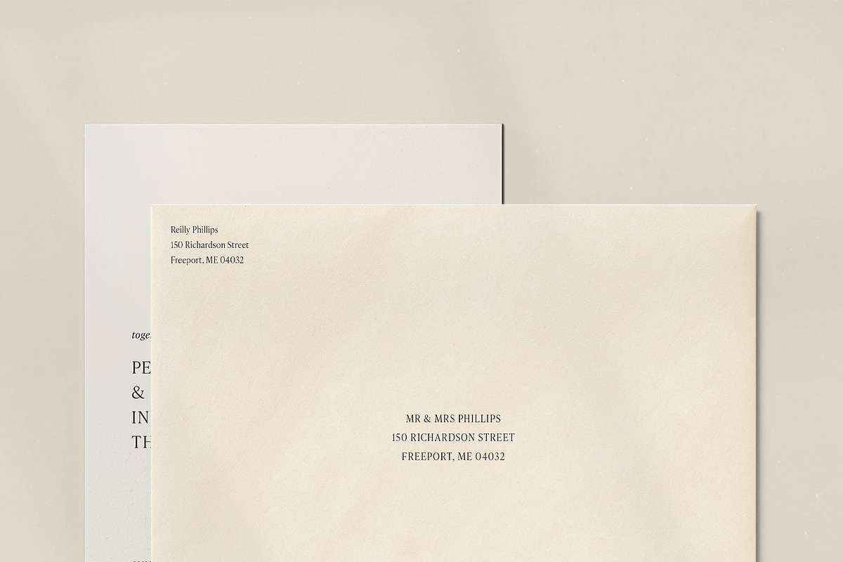 The Minimalists Wedding Suite, an Invitation Template by Heart to Heart Paper Co (Photo 9 of 13)