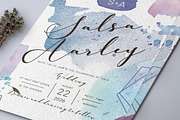 Watercolor Wedding Invitation Set, an Invitation Template by Aarley Kaiven (Thumbnail 2 of 4)