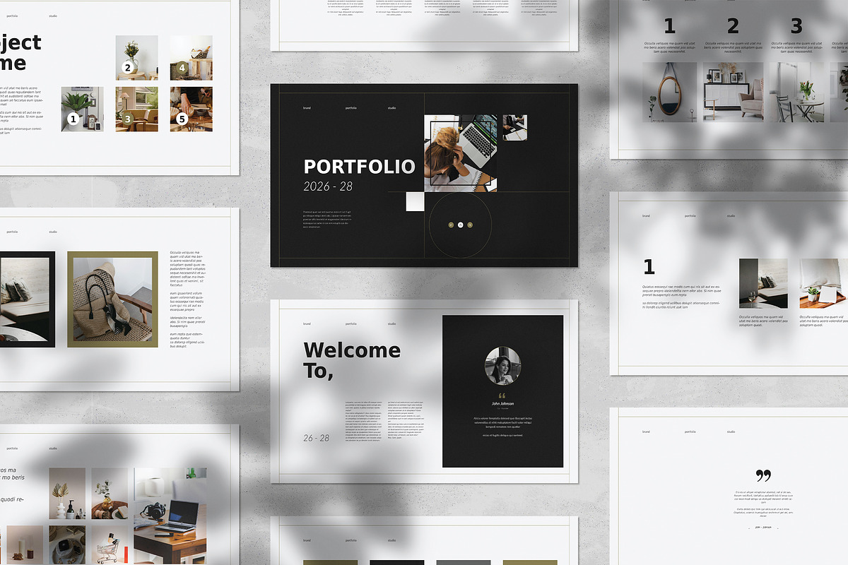 Portfolio Template, a Brochure Template by White Graphic (Photo 8 of 8)