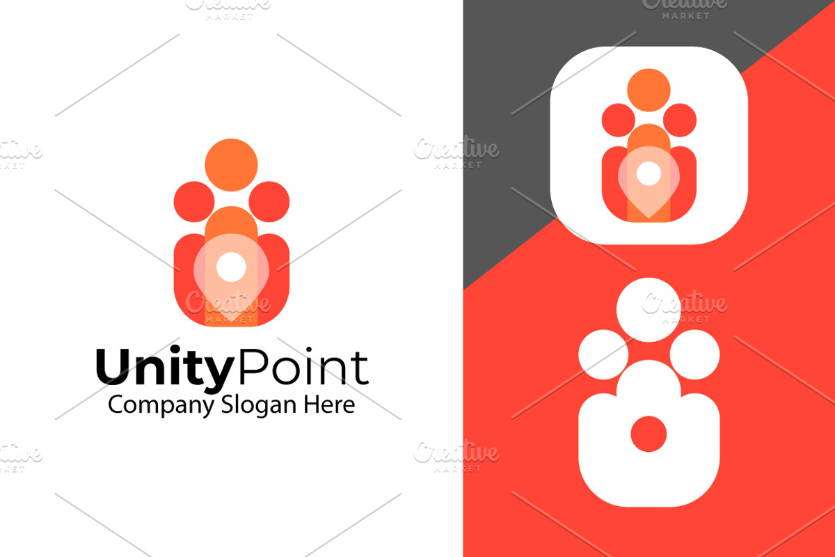 Unity Point Logo, a Branding & Logo Template by logobranda