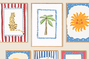 Nursery Wall Art Prints Bundle, a Background Graphic by Artemsky (Thumbnail 7 of 19)