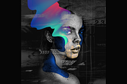 Human~7 Abstract Posters, a Texture Graphic by picnictubesworld (Thumbnail 2 of 8)