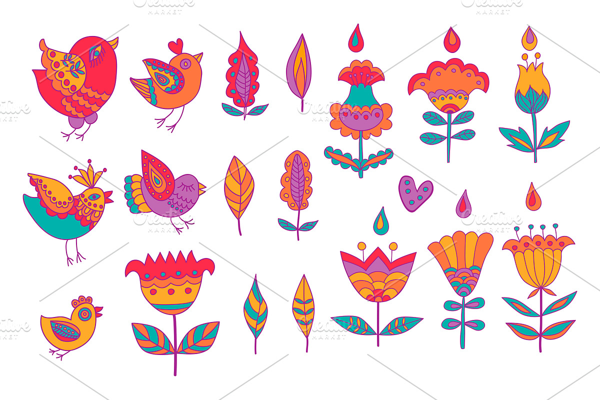 Funful Flower Patterns, a Pattern Graphic by Retro Graphic Box (Photo 9 of 9)