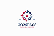 Modern Nautical Compass Logo, a Branding & Logo Template by Signatoro (Thumbnail 1 of 3)