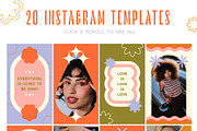 Modern Retro Mega Vector Bundle, a Social Media Template by Like Magic Studio (Thumbnail 4 of 5)