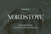 Nordstove Unique Serif Font, a Serif Font by UICreative (Thumbnail 1 of 13)