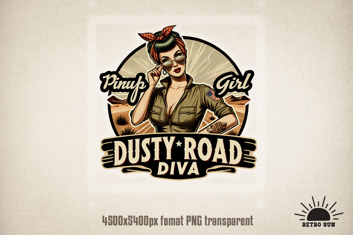 Retro Pin-Up Sublimation Bundle, an Object Graphic by GlitterCraft (Photo 19 of 20)