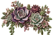 Beaded Succulents PNG, an Object Graphic by The Edit (Thumbnail 1 of 3)