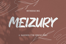 MEIZURY - Handwritten Font