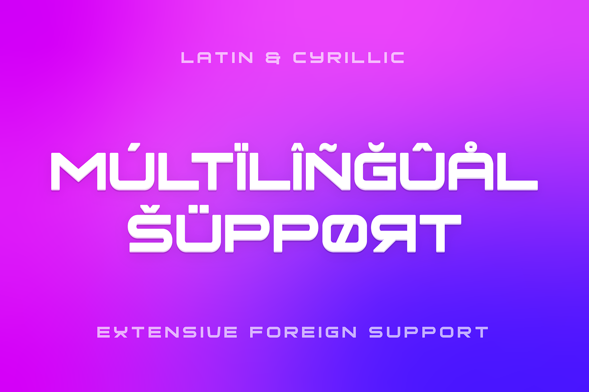 Technoise Futuristic Font Family, a Sans Serif Font by alpercakici (Photo 13 of 13)