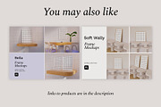 Interior frame mockup bundle PHOEBE, a Print Template by Bonumo (Thumbnail 14 of 15)
