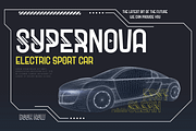 Goxac | Futuristic Font, a Sans Serif Font by twinstd (Thumbnail 6 of 13)