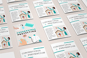 Covid19 design collection1#, a Healthcare Illustration by Piixypeach (Thumbnail 6 of 7)