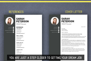 Modern RESUME TEMPLATE With Photo