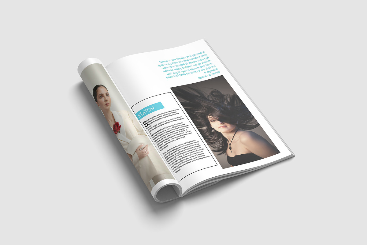 Minimal Fashion Magazine, a Magazine Template by Template Shop (Photo 3 of 17)
