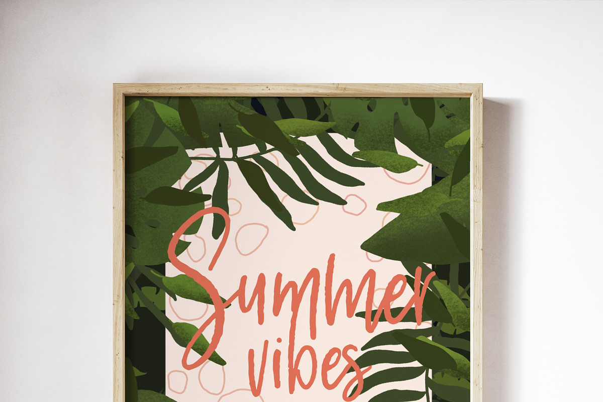 Procreate Tropical Summer Brush Set, a Brush Add-On by Littlefield Design (Photo 10 of 16)