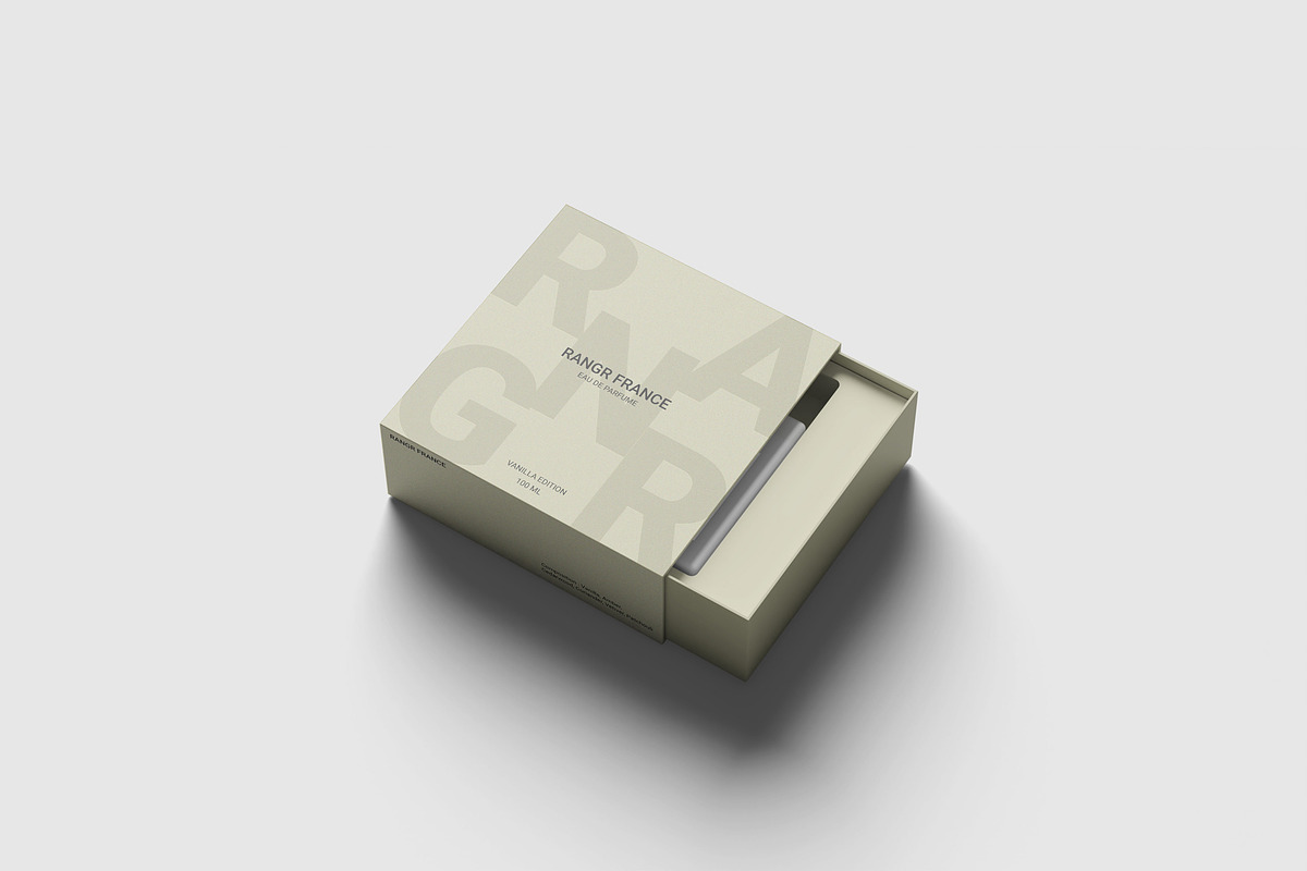 Perfume Box Mockup, a Packaging Mockup by scribrostudio (Photo 2 of 11)