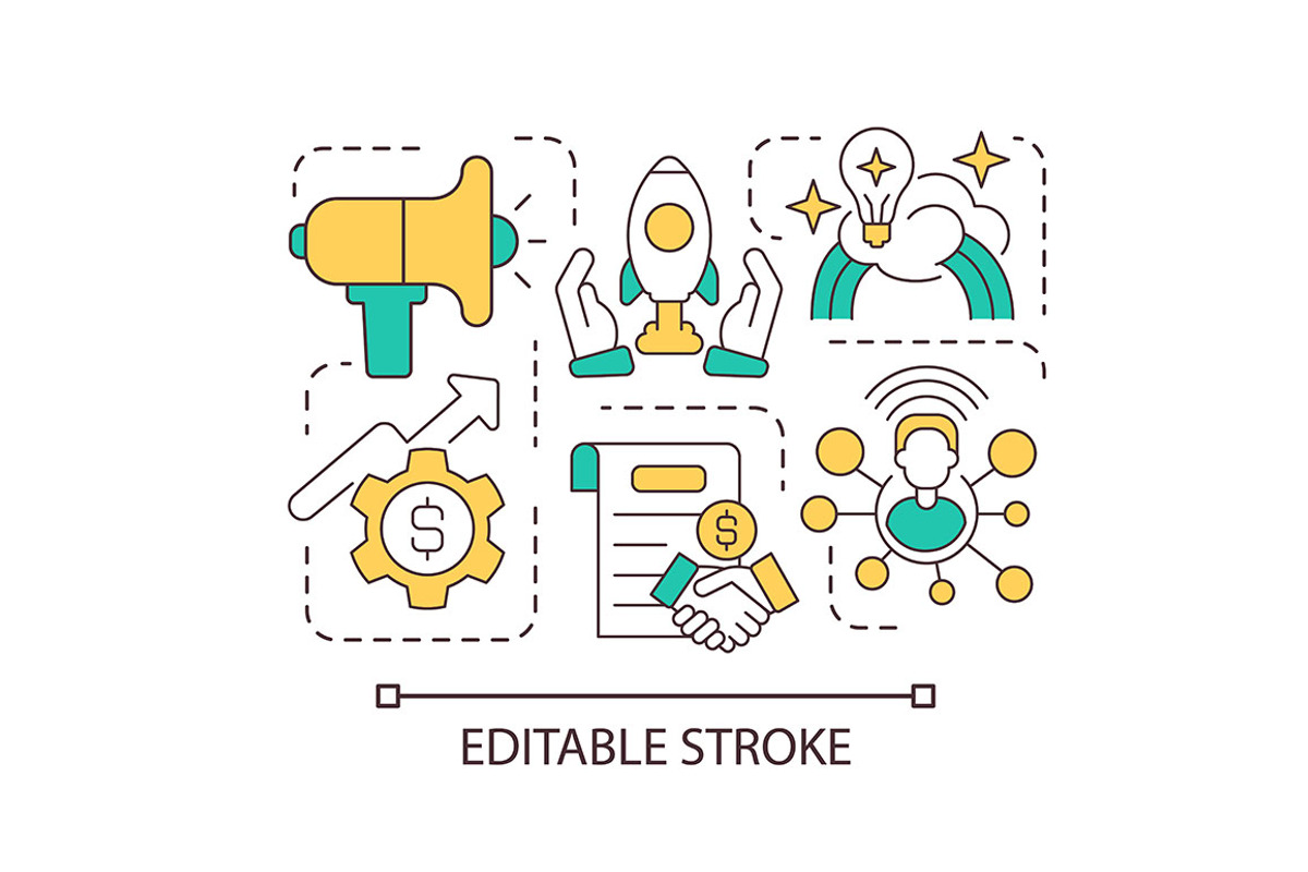 Affiliate marketing concept icon, an Icon by IMG Visuals