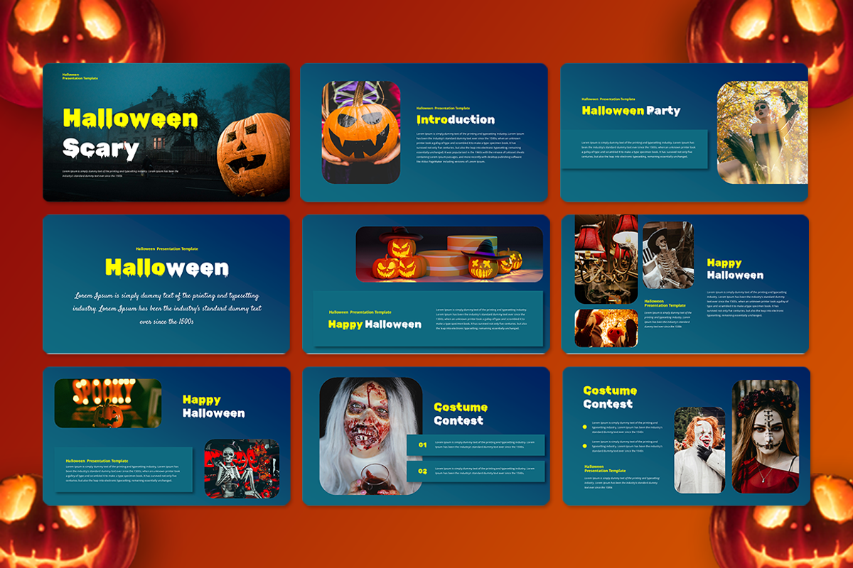 Halloween Scary - Keynote Template, a Presentation Template by QR Design Studio (Photo 2 of 3)