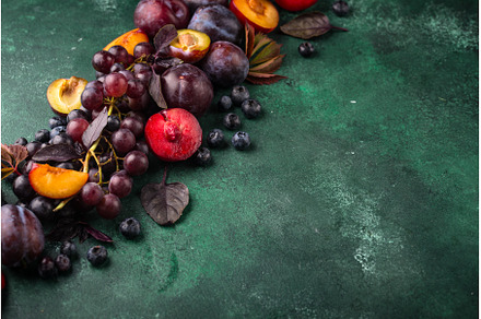 Assortment of purple fruit plum, a Food & Drink Photo by Yulia Furman