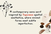 Engawa Japan Inspired Geomeric Sans, a Sans Serif Font by Struvictory.art (Thumbnail 2 of 9)