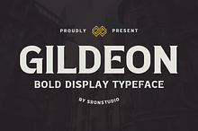 Gildeon - Bold Display Typeface