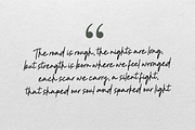 Monthine – A Modern Handwritten Scri, a Script Font by MJB Letters (Thumbnail 2 of 10)