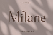 Milane - Classic Serif Font, a Serif Font by Creavora (Thumbnail 1 of 9)