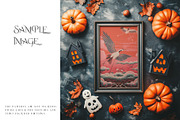 Halloween Spooky Frames Collection, a Household Mockup by mock-ups (Thumbnail 13 of 16)