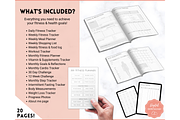 Weight Loss Journal, Fitness Planner, a Templates & Theme by Templatables (Thumbnail 2 of 10)