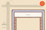 66 Vintage Frames and Borders, a Background Graphic by Century Library (Thumbnail 8 of 12)