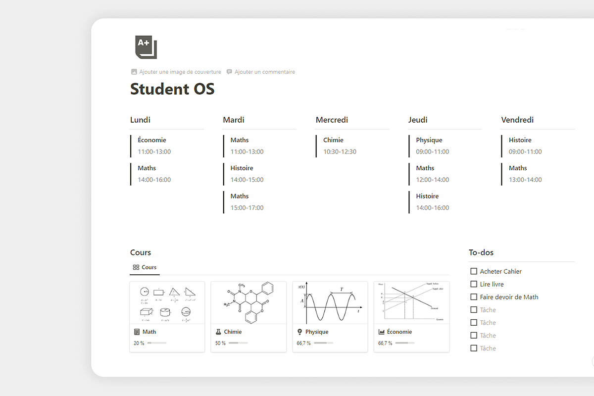 Student OS, a Templates & Theme by MisterAutomatiz (Photo 3 of 4)