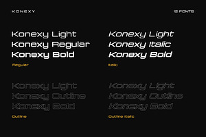 Konexy - Modern Expanded Sans