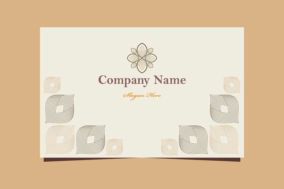 Natural Floral Business card, a Marketing Template by sekitarief (Photo 2 of 3)