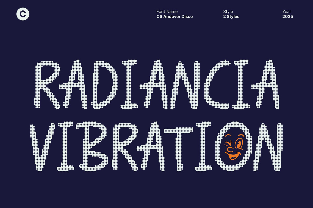 CS Andover Disco, a Handwritten Font by Craft Supply Co. (Photo 7 of 8)