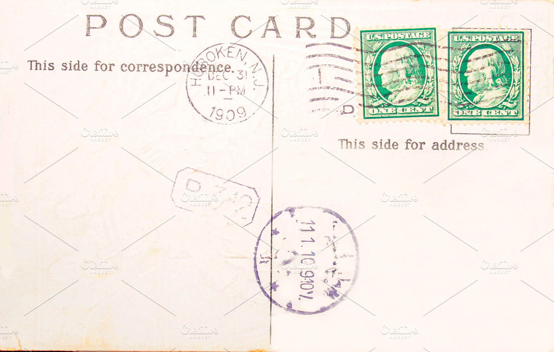 Vintage Postcard Of 1909