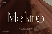 Melkino Elegant Serif Font, a Serif Font by Elegant Font (Thumbnail 1 of 8)