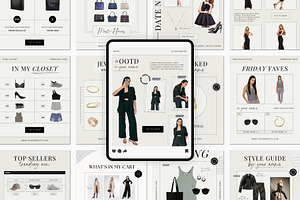 Fashion Blogger LTK Canva Template