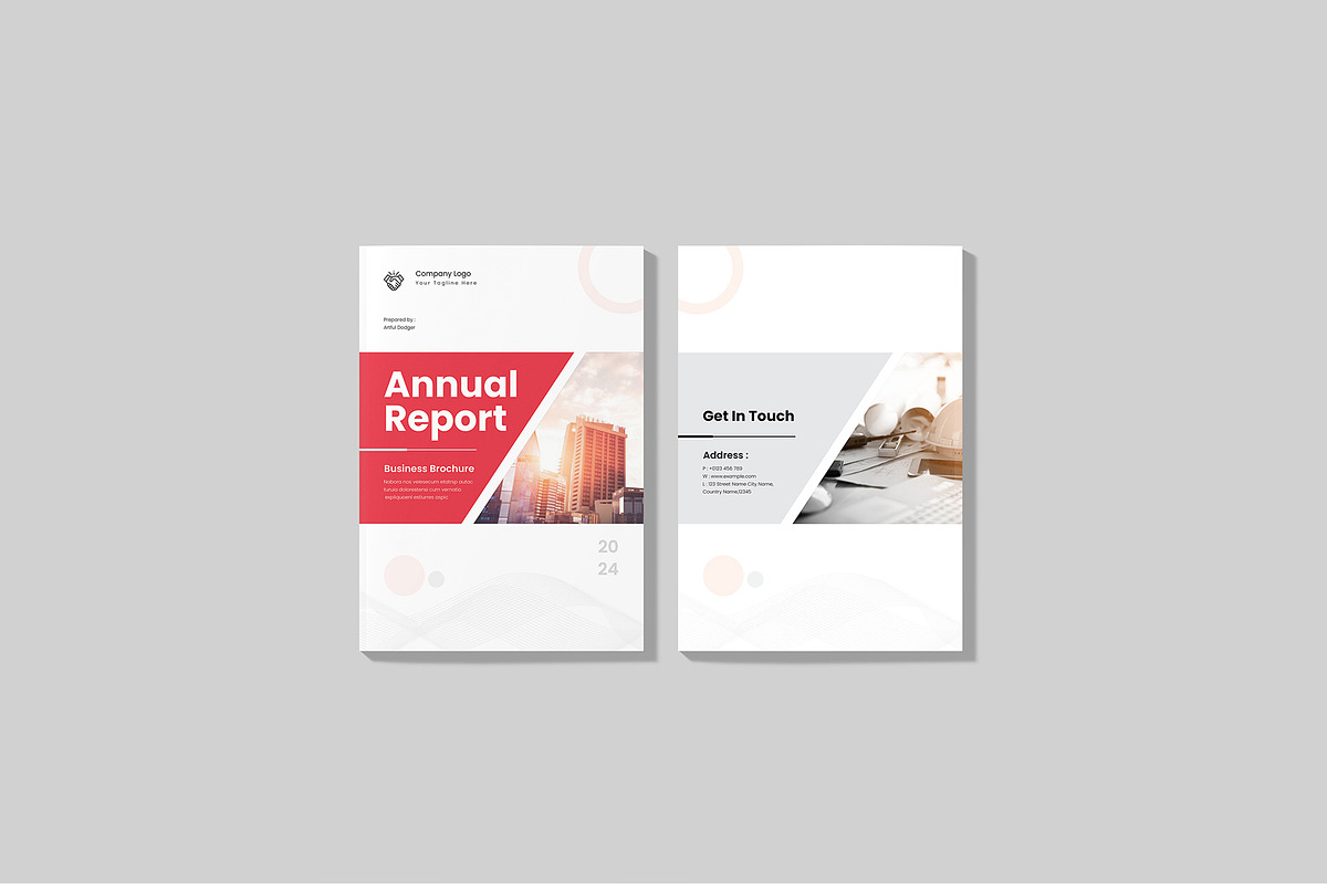 Annual Report Template, a Brochure Template by Cleffon_Graphic_Studio (Photo 9 of 9)