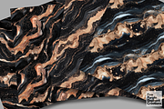 Black Rose Gold Marble Texture, a Pattern Graphic by Fine Purple Elephant (Thumbnail 3 of 5)