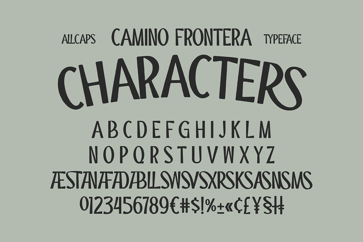 ST Camino Frontera - Western Display, a Sans Serif Font by Type it Easy (Photo 8 of 11)
