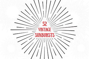 52 Vintage Sunburst
