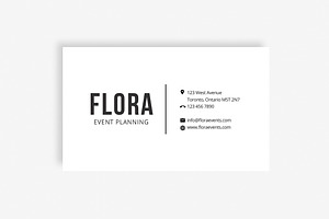 The Flora Business Card Template