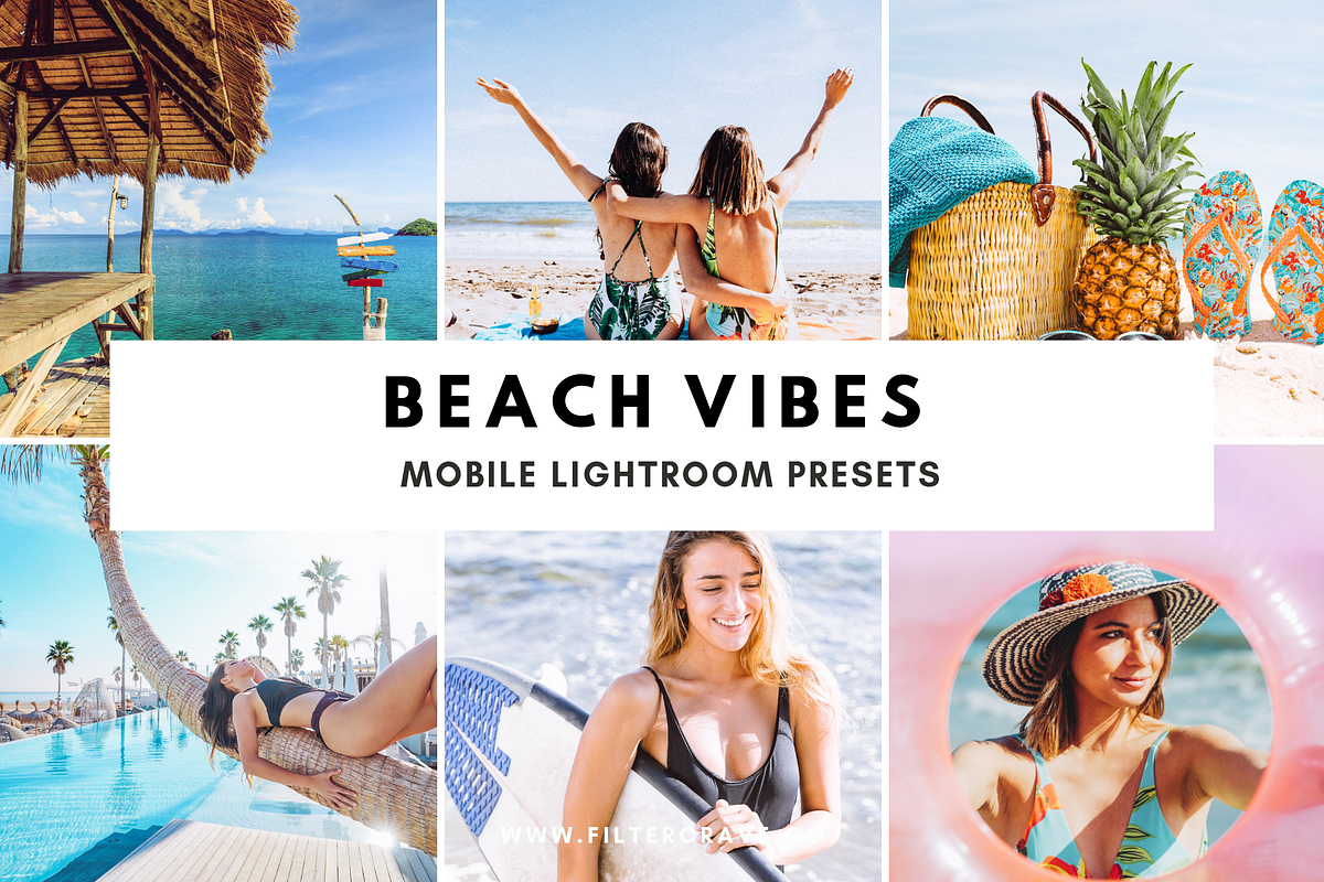 Beach Vibes Mobile Lightroom Presets, an Action Add-On by Filtercrave (Photo 7 of 11)