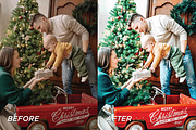 15 Christmas Lightroom Presets, a Preset Add-On by TheWayfarerShoppe (Thumbnail 2 of 9)