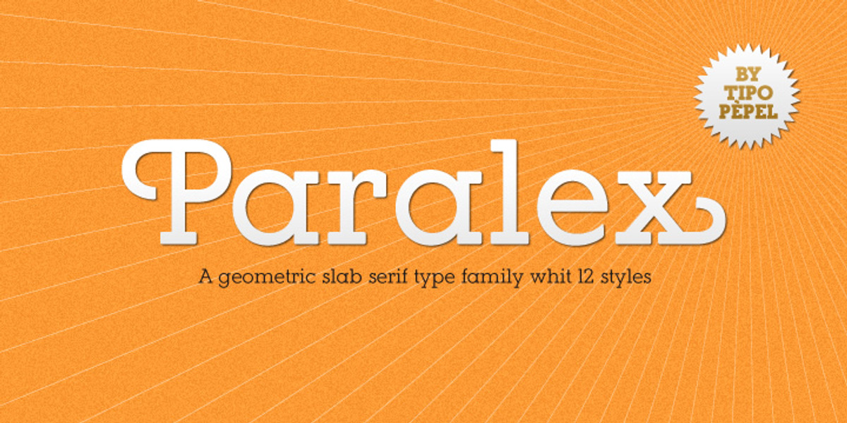 Paralex, a Slab Serif Font by Tipo Pépel (Photo 2 of 8)