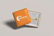 Pin Mockup, a Product Mockup by ZifaraDesign (Thumbnail 4 of 5)