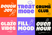 Pastry Bites - Bold Handwritten Font, a Sans Serif Font by Say Studio (Thumbnail 5 of 10)